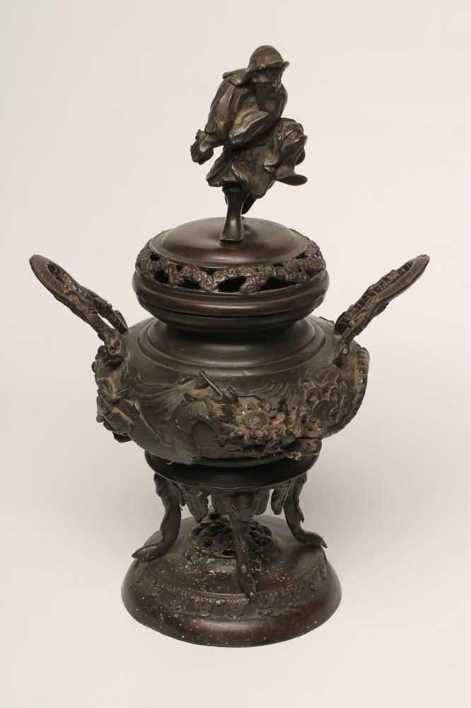 A JAPANESE BRONZE CENSER Image