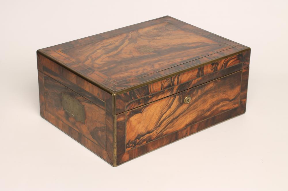 A REGENCY COROMANDEL CAMPAIGN "DRESSING-TABLE BOX" Image