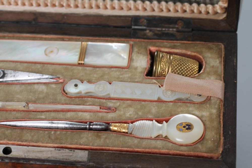 A PALAIS ROYAL SEWING CASKET Image