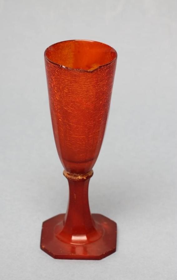 AN AMBER (?) GOBLET Image