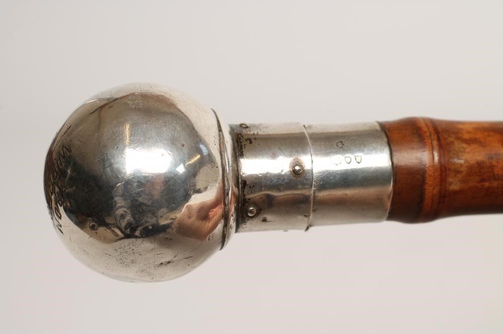 A LATE VICTORIAN PRESENTATION HORSE MEASURING WALKING CANE Image