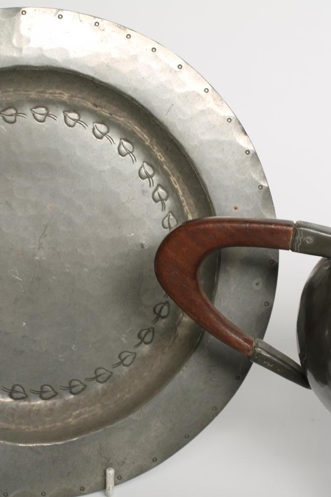 A COLLECTION OF ARTS AND CRAFTS PEWTER Image