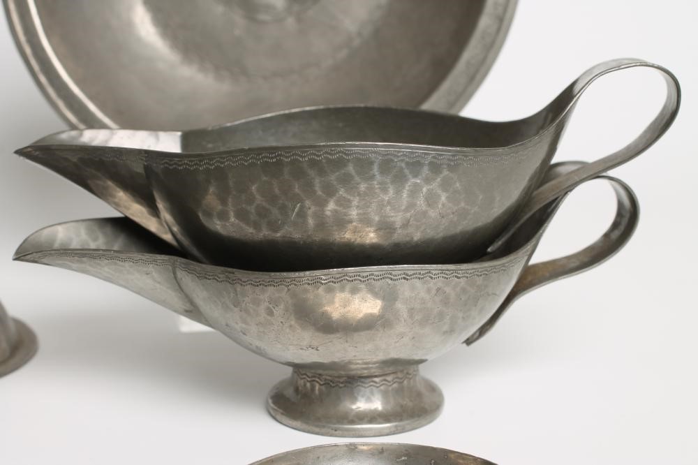 A COLLECTION OF ARTS AND CRAFTS PEWTER Image