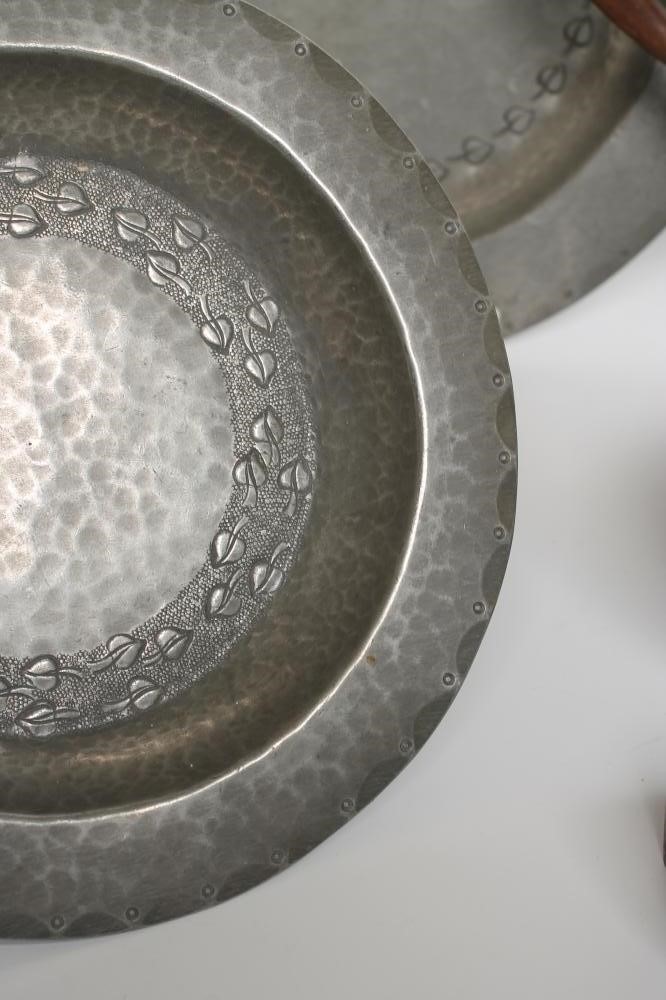 A COLLECTION OF ARTS AND CRAFTS PEWTER Image