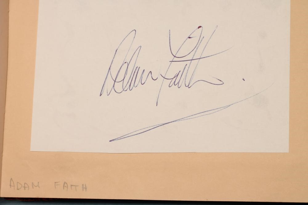 AN AUTOGRAPH ALBUM including The Kinks Image