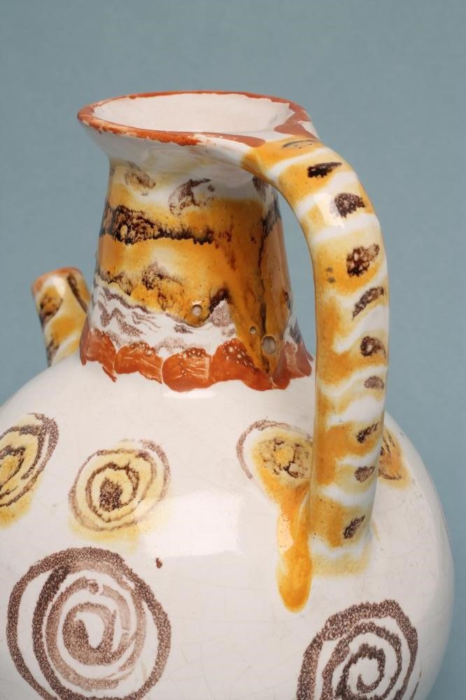A FAIENCE WINE EWER Image