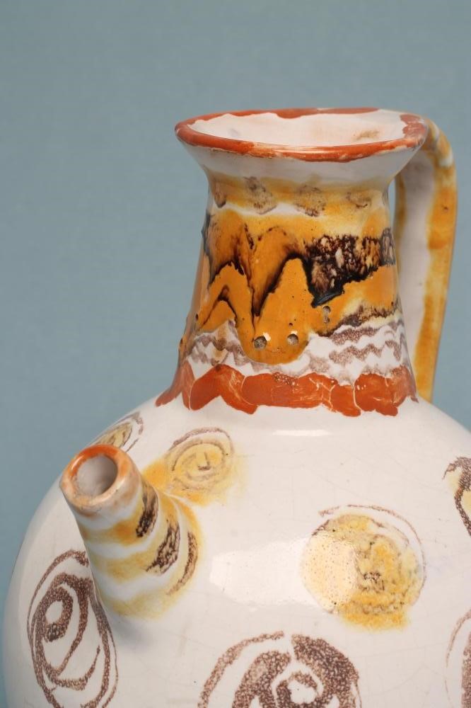 A FAIENCE WINE EWER Image