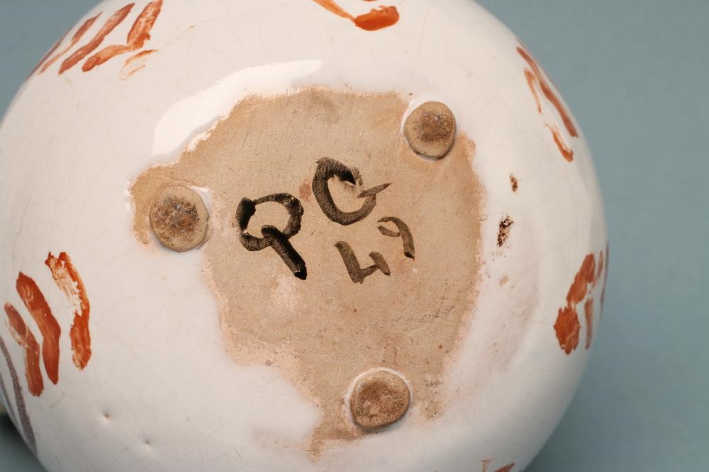 A FAIENCE WINE EWER Image