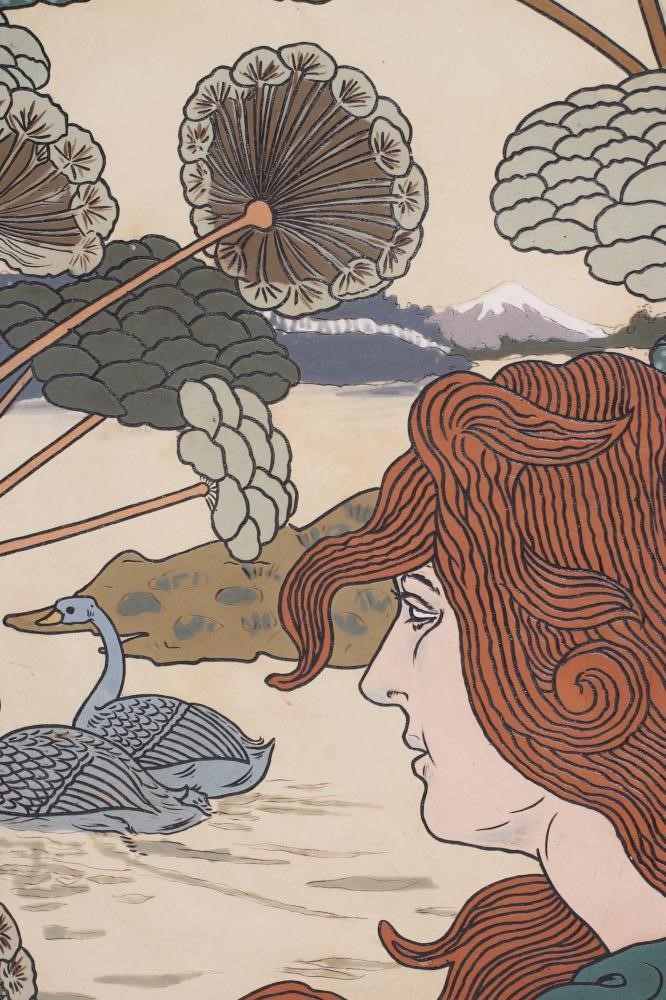 A METTLACH STONEWARE PLAQUE Image