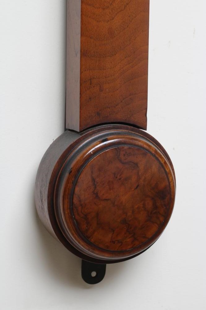 A MAHOGANY CASED STICK BAROMETER Image