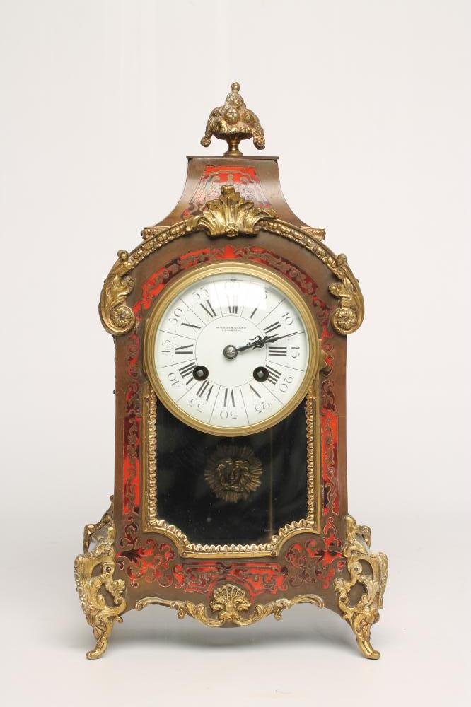 A FRENCH "BOULLE" CASED MANTEL CLOCK by Marli Image