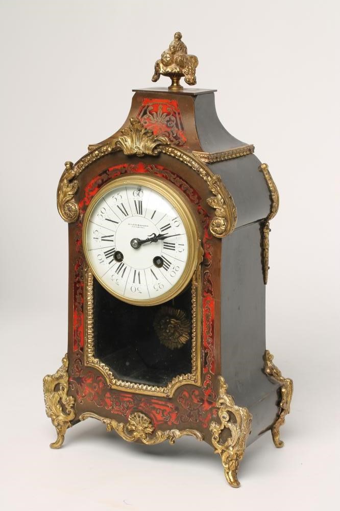 A FRENCH "BOULLE" CASED MANTEL CLOCK by Marli Image