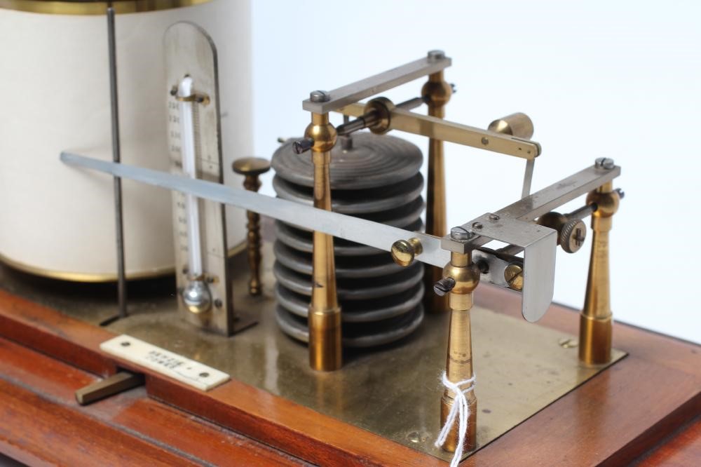 A MAHOGANY CASED BAROGRAPH Image