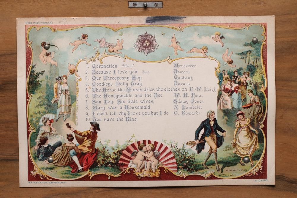 A B.H. ABRAHAMS MUSICAL BOX Image