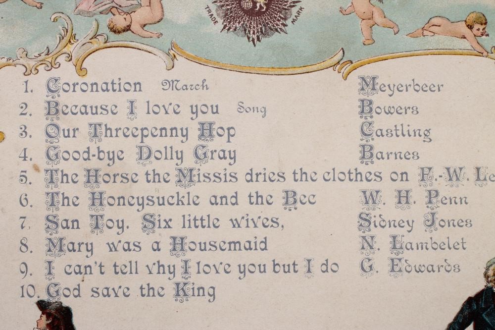 A B.H. ABRAHAMS MUSICAL BOX Image