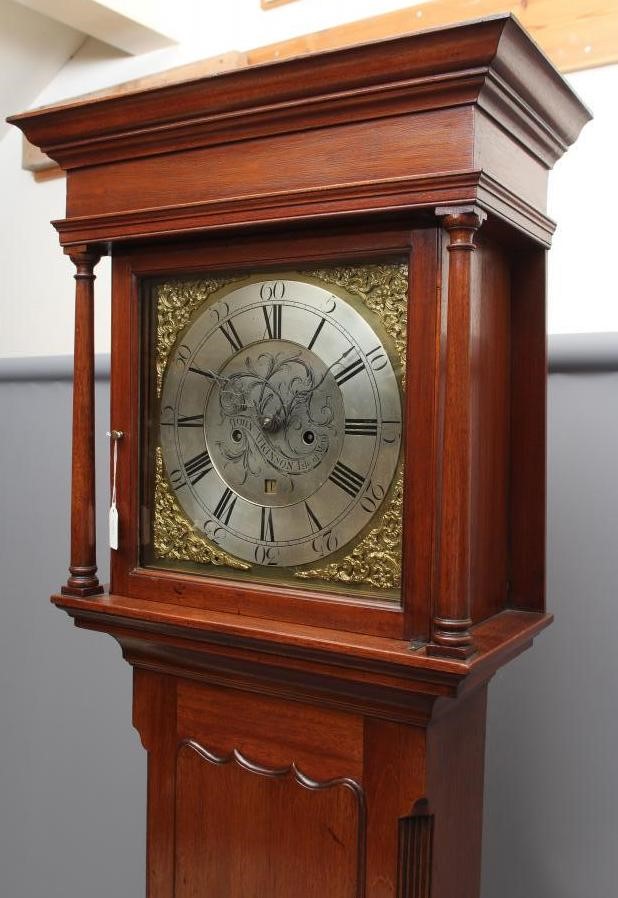 A MAHOGANY LONGCASE CLOCK by John Atkinson Image