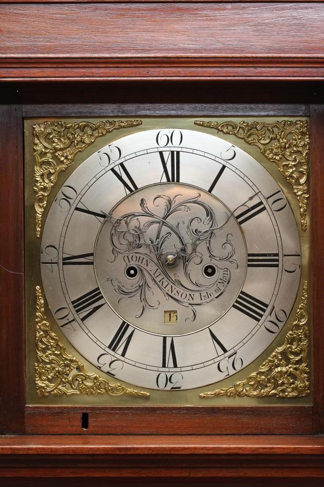 A MAHOGANY LONGCASE CLOCK by John Atkinson Image
