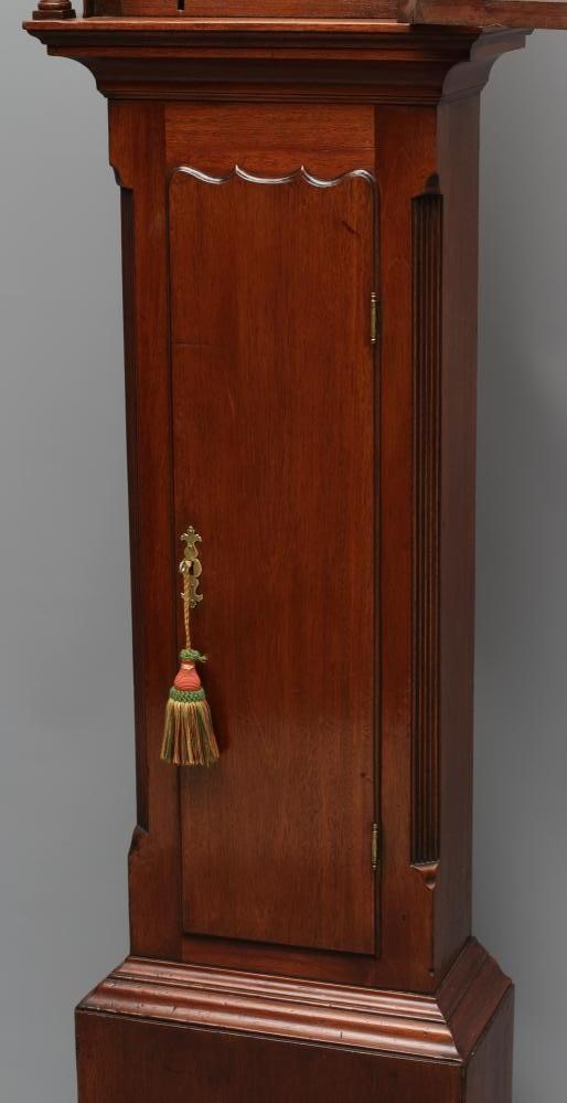 A MAHOGANY LONGCASE CLOCK by John Atkinson Image