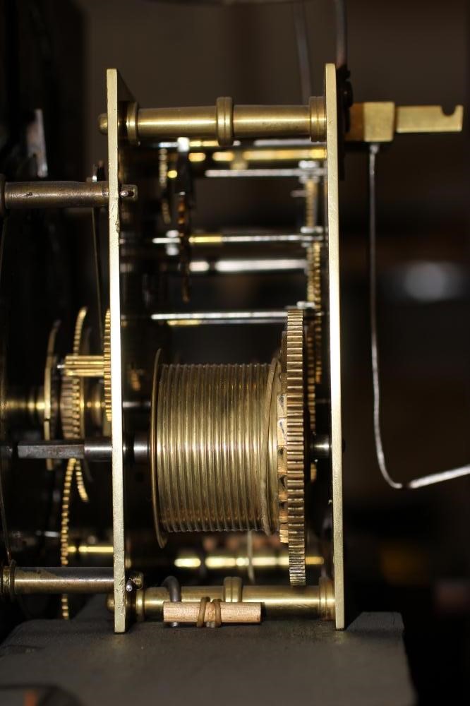 A MAHOGANY LONGCASE CLOCK by John Atkinson Image