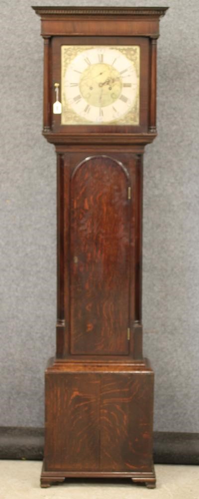 AN OAK LONGCASE CLOCK by John Lawrence Image