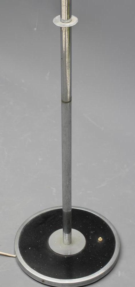 AN ART DECO CHROME PLATED STANDARD LAMP Image
