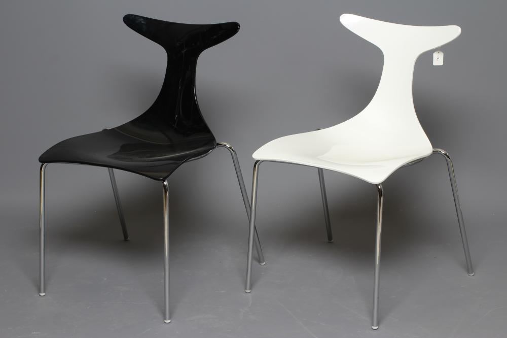 TWO GINO CAROLLO DESIGN FOR CIACCI KREATY SIDE CHAIRS Image