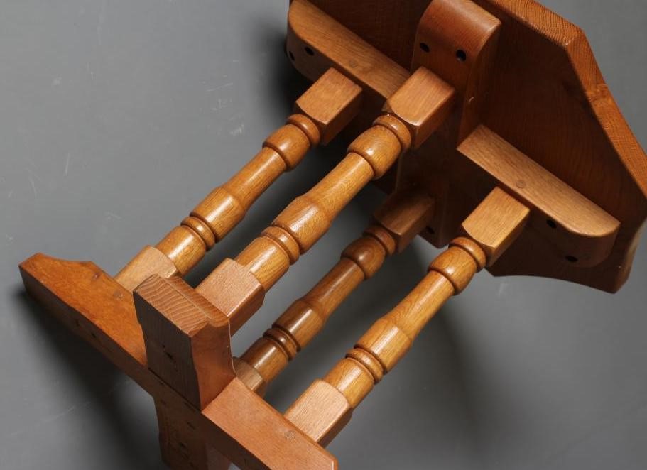 AN ADZED OAK COFFEE TABLE by Lyndon Hammell Image