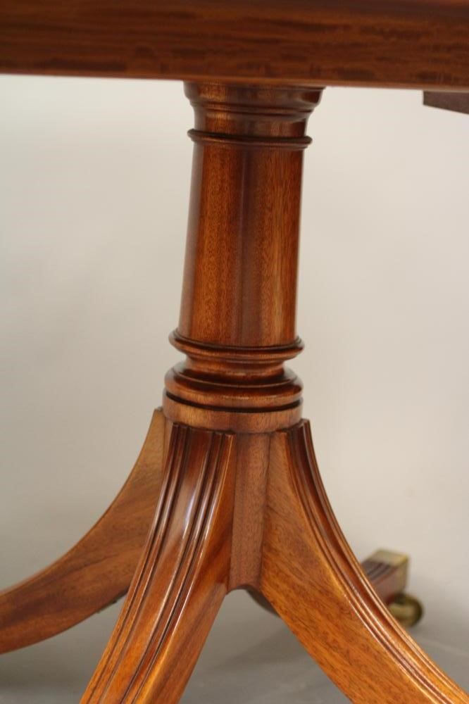 A WILLIAM TILLMAN MAHOGANY BREAKFAST TABLE in the Regency style Image