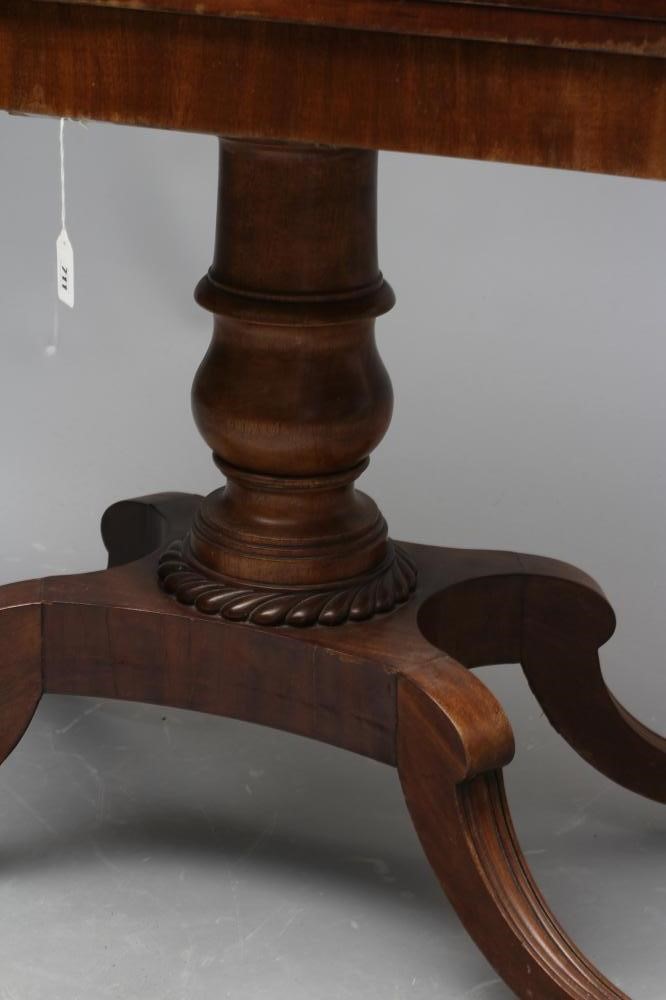 A MAHOGANY FOLDING TEA TABLE Image
