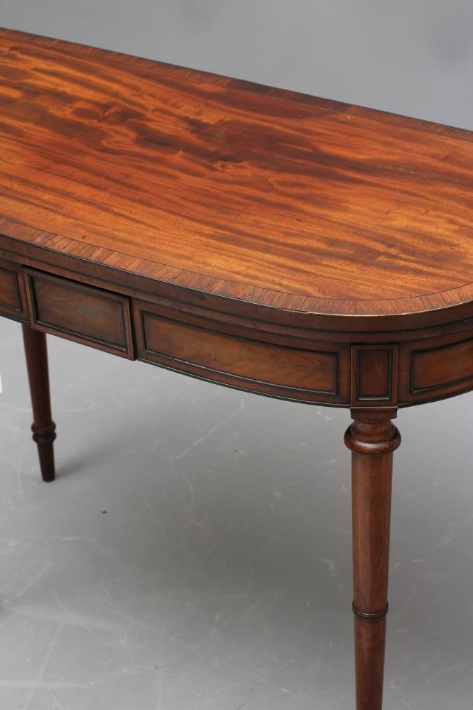 A REGENCY MAHOGANY FOLDING CARD TABLE Image