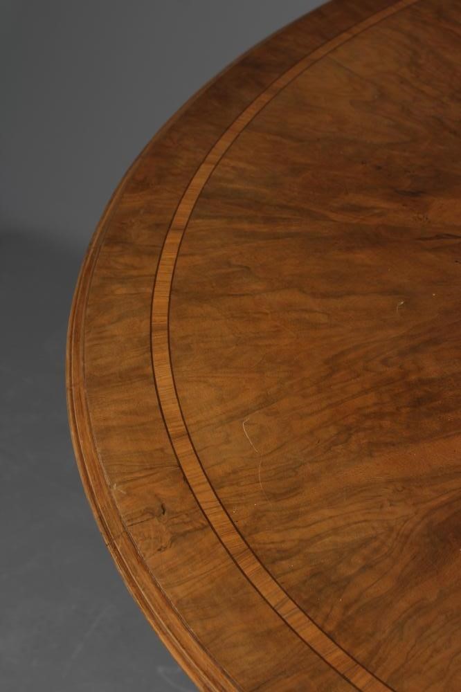 A WALNUT CENTRE TABLE in the William & Mary style Image