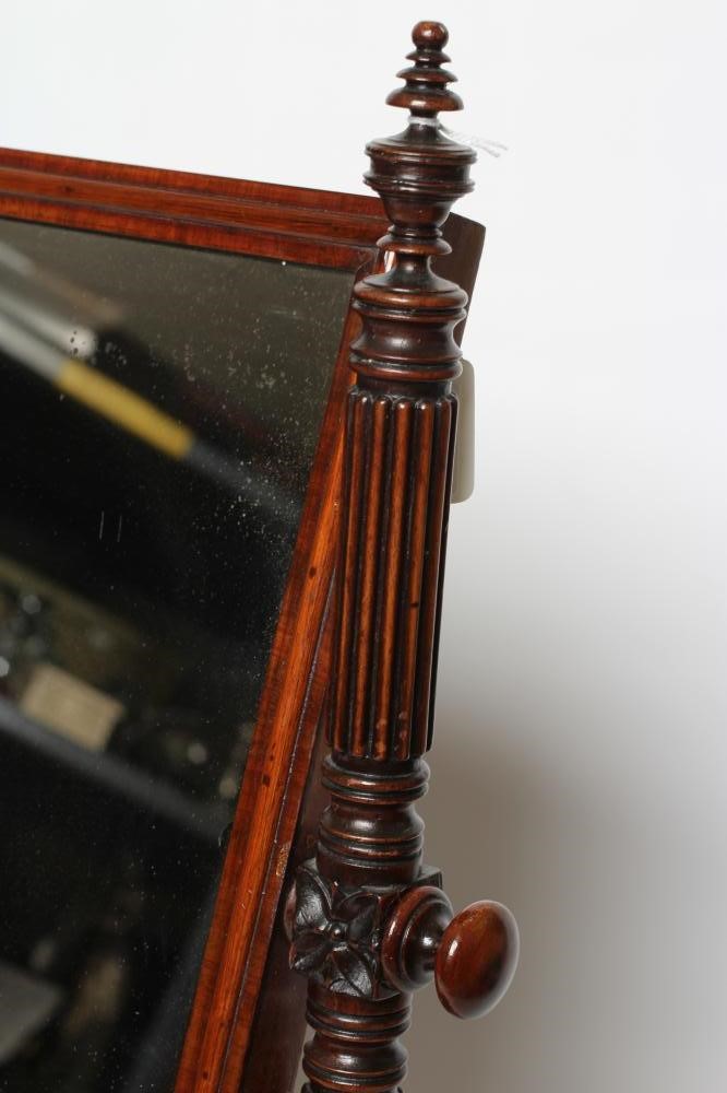 A WILLIAM IV MAHOGANY TOILET MIRROR Image