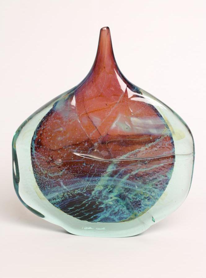 A MALTESE AXE HEAD GLASS VASE Image