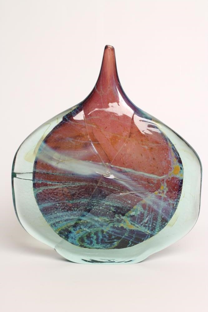 A MALTESE AXE HEAD GLASS VASE Image