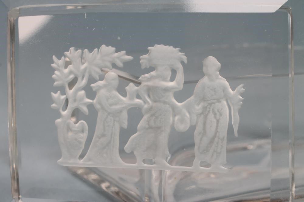 A BOX AND COVER of plain canted oblong form Image