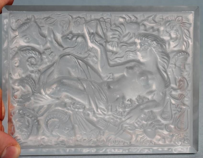 A BOX AND COVER of canted oblong form Image