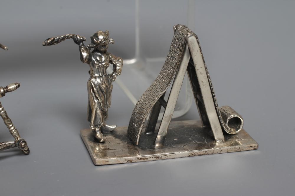 A MODERN SILVER MINIATURE FIGURE Image