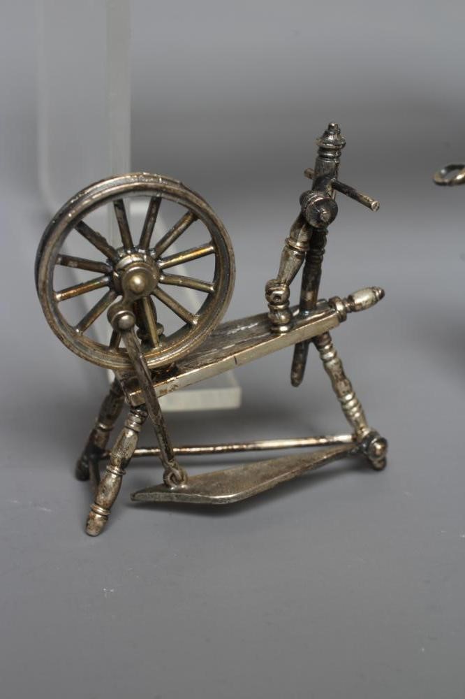 A MODERN SILVER MINIATURE FIGURE Image