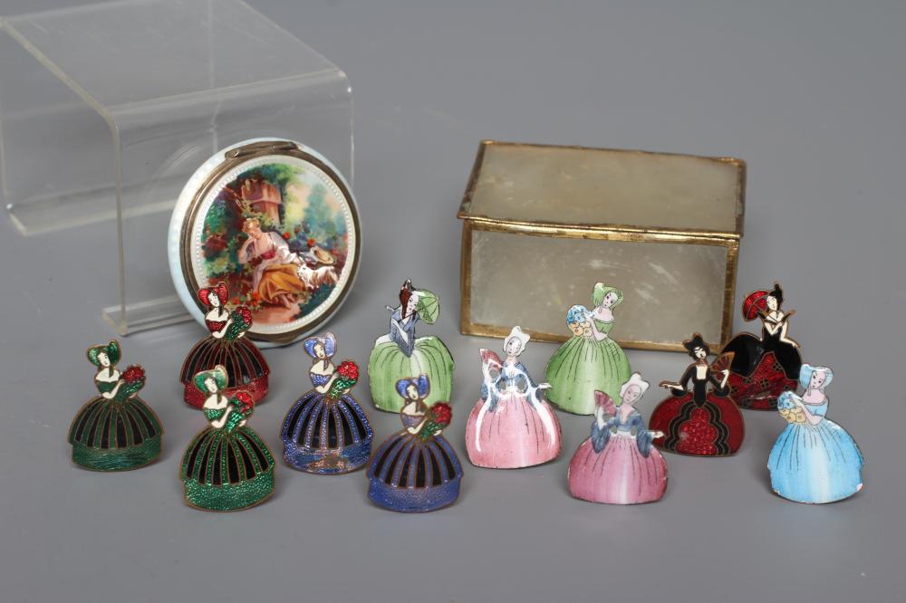 A SMALL SILVER COMPACT by Stockwell & Co. Image