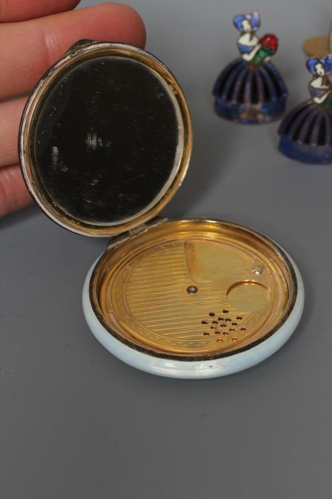 A SMALL SILVER COMPACT by Stockwell & Co. Image