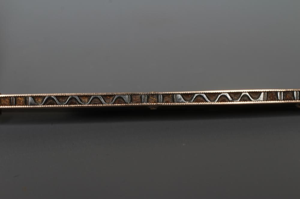 A LATE VICTORIAN 9CT GOLD CASED PEN KNIFE by William Turner & Co., Chester 1901, with two hinged Image