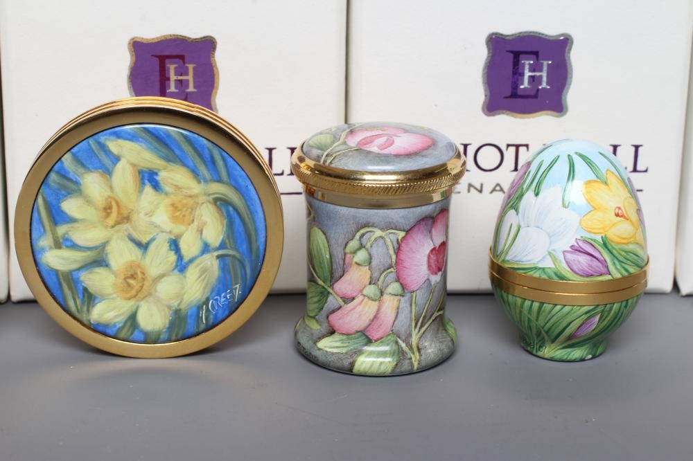 TWO ELLIOT HALL ENAMEL LIMITED EDITION EGG BOXES Image