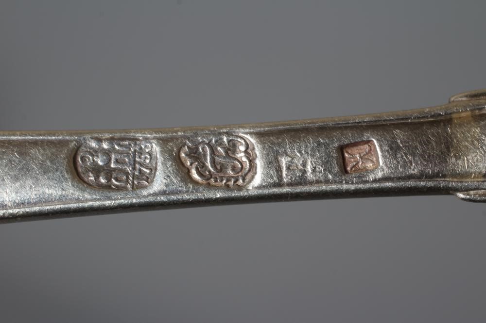 TWO DANISH SILVER MARRIAGE SPOONS Image