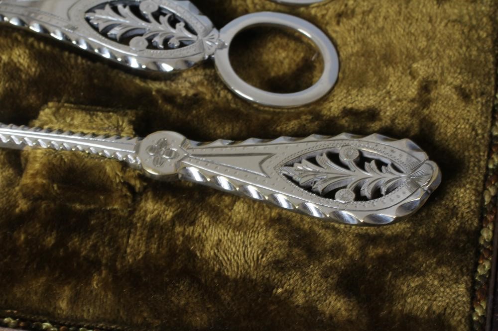 A PAIR OF EARLY VICTORIAN SILVER OLD ENGLISH PATTERN TABLE SPOONS by John James Whiting Image