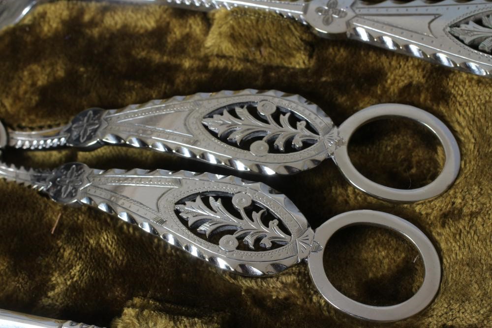 A PAIR OF EARLY VICTORIAN SILVER OLD ENGLISH PATTERN TABLE SPOONS by John James Whiting Image