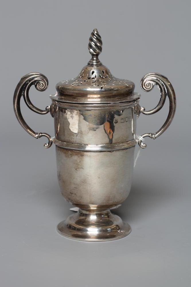 A LATE VICTORIAN SILVER SUGAR CASTER by Josiah Williams & Co. Image