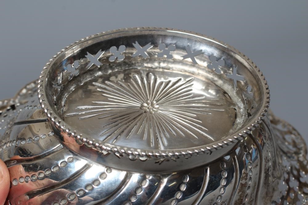 A GEORGE III SILVER EPERGNE BASKET by Charles Aldridge & Henry Green Image