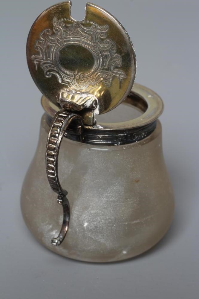 A MID VICTORIAN SILVER MUSTARD by Charles & George Fox Image