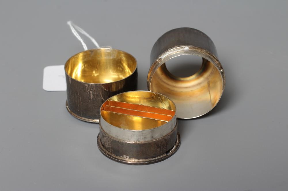 AN ART DECO SILVER PATENT OIL STOCK AND PYX by Greenwood & Watts Image