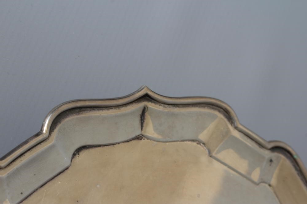 AN INDIAN COLONIAL SILVER SALVER Image